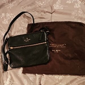Kate Spade Black Leather Crossbody Bag